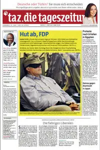 Tageszeitung TAZ vom 11 Maerz2013