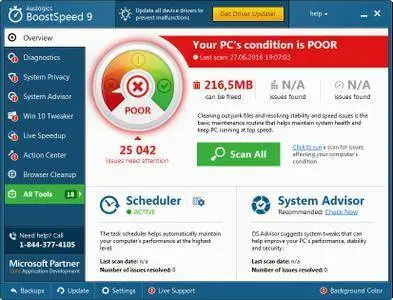 Auslogics BoostSpeed 9.1.4.0 Multilingual Portable