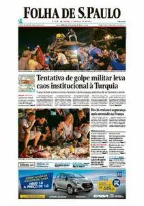 Folha de São Paulo - 16 de julho de 2016 - Sábado