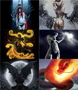 Wallpaper vampires, angels, demons