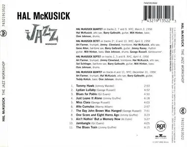 Hal McKusick - The Jazz Workshop (1956) {RCA Victor--BMG Music rel 2001}