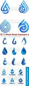 Vectors - Water Drops Logotypes 5