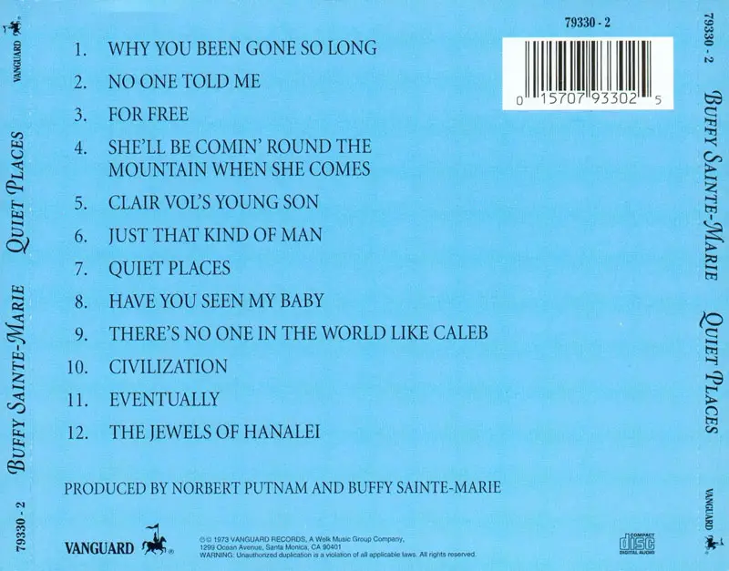 Buffy Sainte-Marie - Quiet Places (1973)