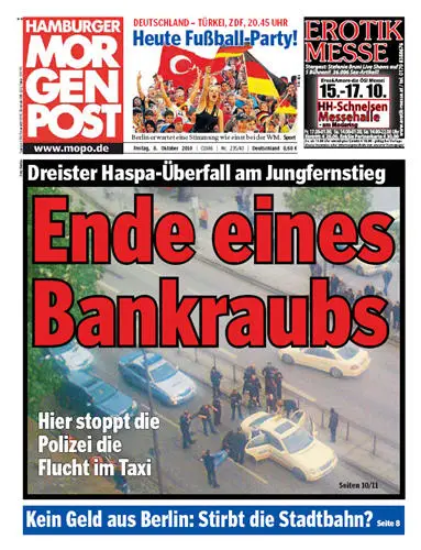 Hamburger Morgenpost vom 8 Oktober 2010