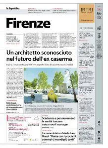 la Repubblica Firenze - 16 Giugno 2018
