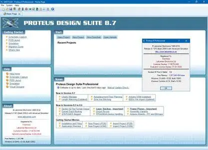 Proteus 8.7 SP3 Professional