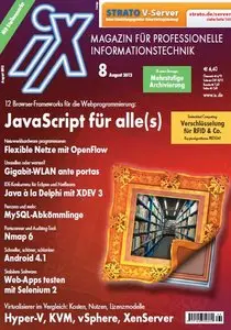 ix Magazin für professionelle Informationstechnik August No 08 2012