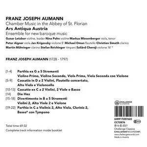 Gunar Letzbor, Ars Antiqua Austria - Franz Joseph Aumann: Chamber Music in the Abbey of St. Florian (2021)