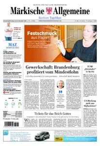 Märkische Allgemeine Kyritzer Tageblatt - 22. Dezember 2018