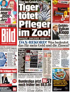 Bild Zeitung vom 20 September 2013