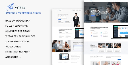 Themeforest - Enzio v1.1.4 - Responsive Business WordPress Theme 22272603