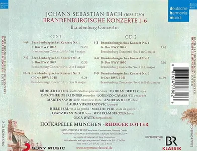 Rüdiger Lotter, Hofkapelle München - Johann Sebastian Bach: Brandenburgische Konzerte (2013)