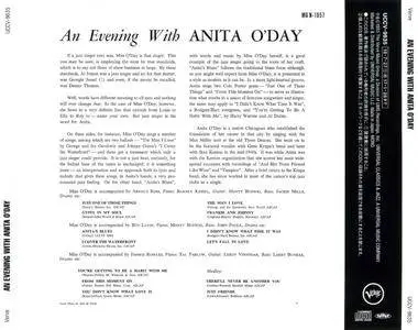 Anita O'Day - An Evening With Anita O'Day (1955) {2016 Japan Verve 60th Rare Albums SHM-CD Reissue Series UCCV-9635}