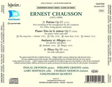 Pascal Devoyon, Philippe Graffin - Ernest Chausson: Poème, Piano Trio, Pièce, Andante et Allegro (1998)