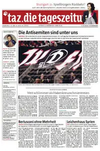 Tageszeitung TAZ vom 09 November 2011