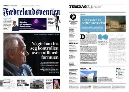 Fædrelandsvennen – 02. januar 2018