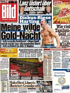 Bild Zeitung vom 09. August 2012