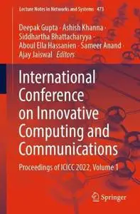 International Conference on Innovative Computing and Communications: Proceedings of ICICC 2022, Volume 1