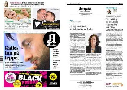 Aftenposten – 22. november 2017