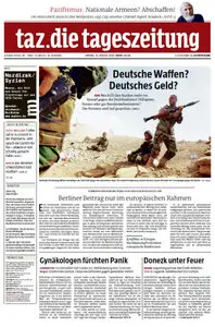 Tageszeitung TAZ vom 15 August 2014