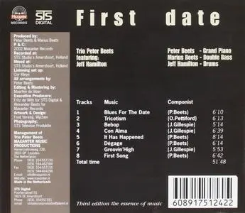 Peter Beets Trio - First Date (feat. Jeff Hamilton) (1996/2002)