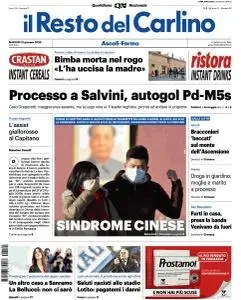 Il Resto del Carlino Ascoli Fermo - 21 Gennaio 2020