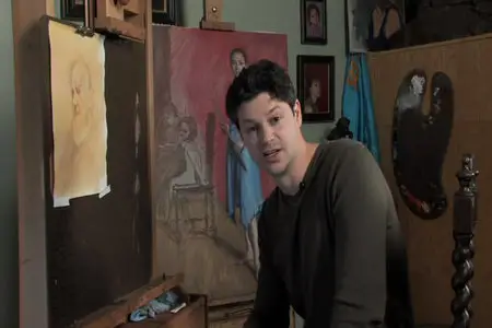 The Portrait in Three Color Chalk with Robert Liberace