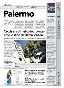 la Repubblica Palermo - 2 Marzo 2018