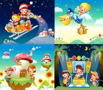 Children vector