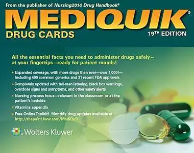 MediQuik Drug Cards, Nineteenth Edition (Repost)