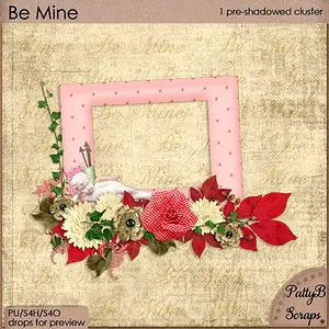 Scrap Kit : Be Mine, Romantic Quick Page & 2 Clusters