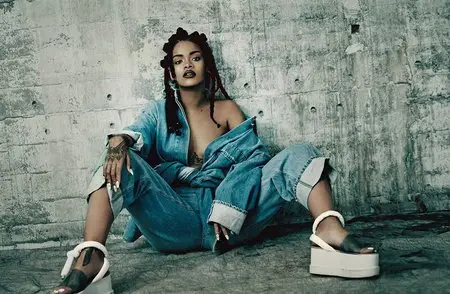 Rihanna by Paolo Roversi for i-D Magazine Pre-Spring 2015