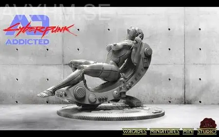 Cyberpunk Addicted - Walades Miniatures Mini Studio