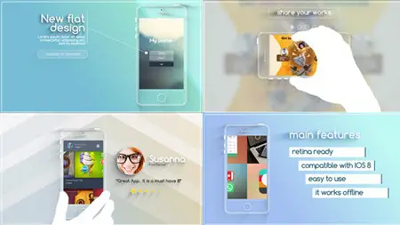 Flat and Modern App Explainer - Project for After Effects (VideoHive)