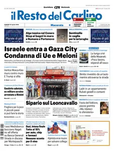 Il Resto del Carlino Macerata - 22 Agosto 2025