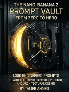 The Nano-Banana 2 Prompt Vault: From Zero to Hero: 1,000 Engineered Prompts to Automate UI/UX, Graphic, Product