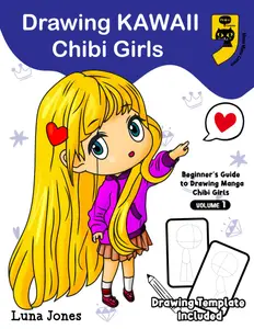 Drawing Kawaii Chibi Girls: A Step-by-Step Tutorial with 24 Adorable Characters in Varied Styles and Poses (how to draw chibi)