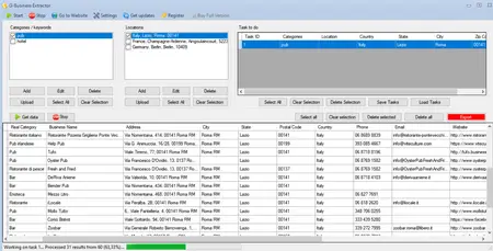 Estrattoredati G-Buisiness Extractor 7.6.1