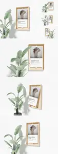 A4 Poster Frame Mockup KPJV3NA
