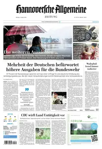 Hannoversche Allgemeine Zeitung - 04 August 2025