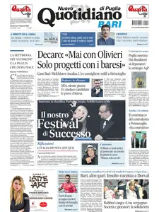 Quotidiano di Puglia Bari - 16 Febbraio 2025