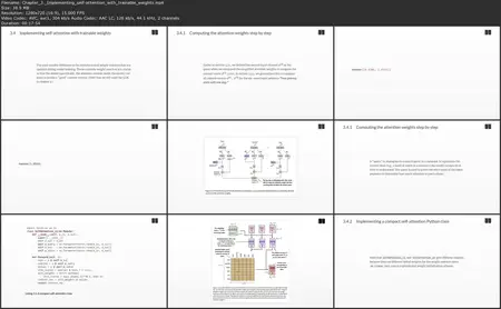 Build a Large Language Model from Scratch (early access), Video Edition