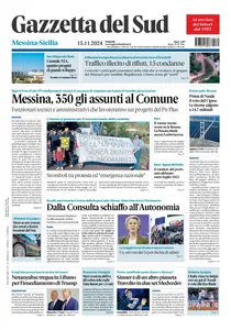 Gazzetta del Sud Messina - 15 Novembre 2024