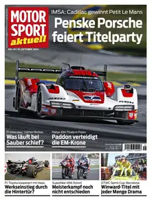 Motorsport aktuell - 15 Oktober 2024