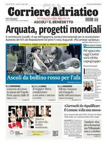 Corriere Adriatico Ascoli - 11 Luglio 2024