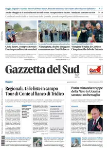 Gazzetta del Sud Reggio Calabria - 6 Settembre 2025