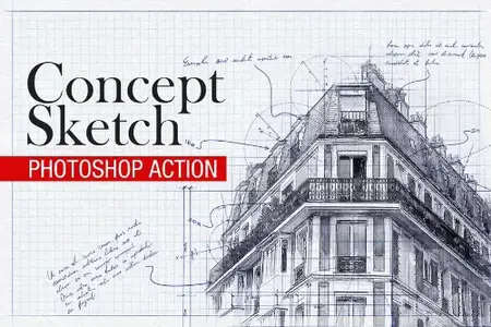 Envato - Concept Sketch - Photoshop Action - Amdkys9