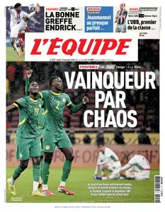 L’equipe du Lundi 19 Janvier 2026