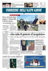 Corriere dell'Alto Adige - 19 Luglio 2025