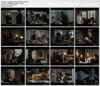 (Gabriel AXEL) Babette's Feast  (Le Festin de Babette) [DVDrip] 1987